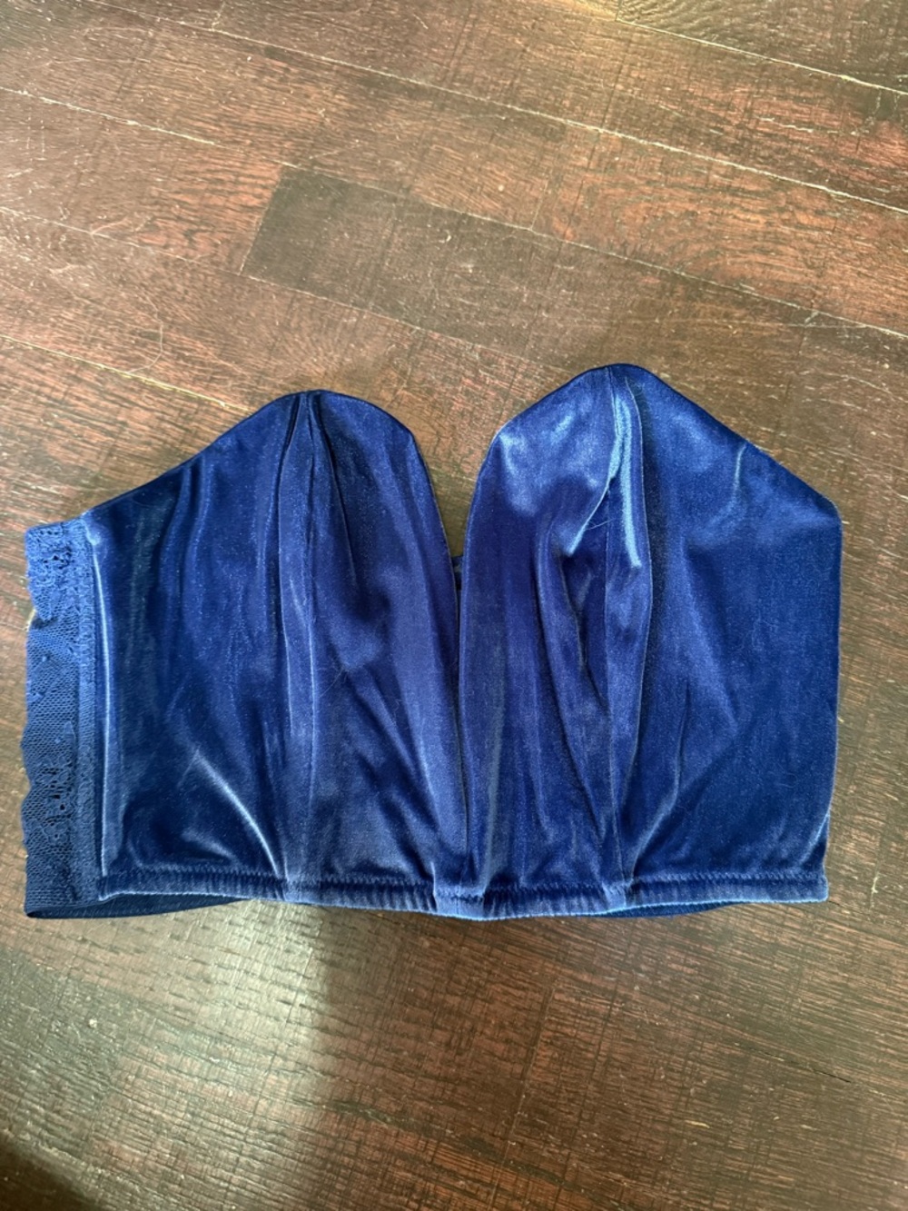 Victoria's Secret Dream Angels velvet Strapless Bustier Bra